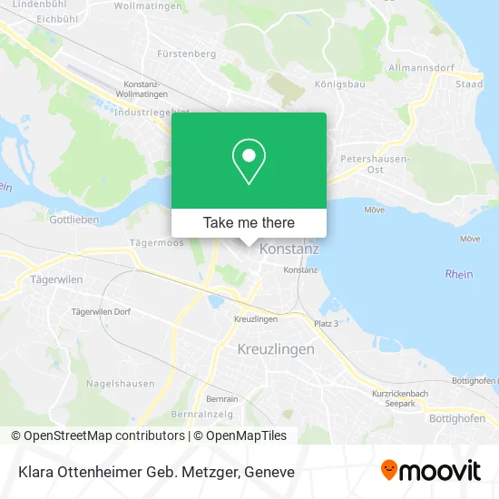 Klara Ottenheimer Geb. Metzger map