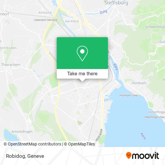 Robidog map