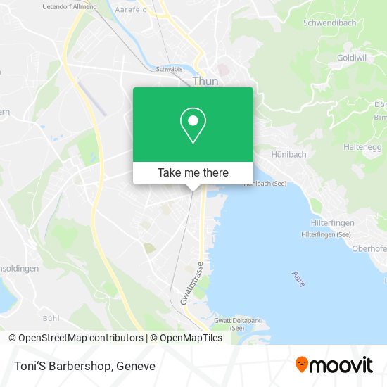 Toni‘S Barbershop map