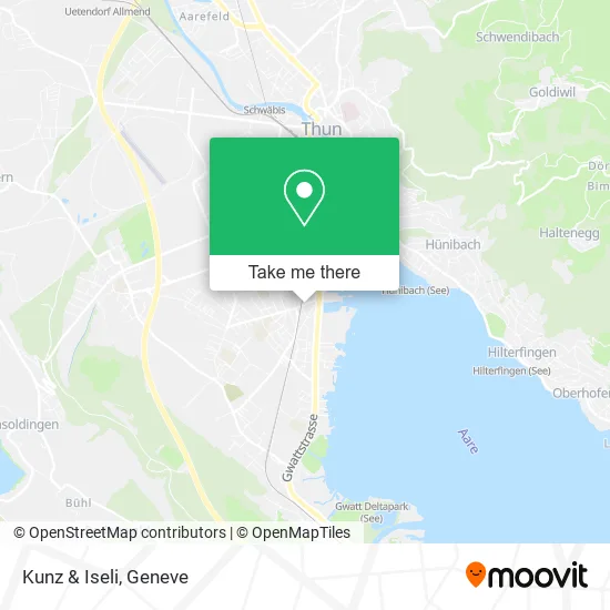 Kunz & Iseli map