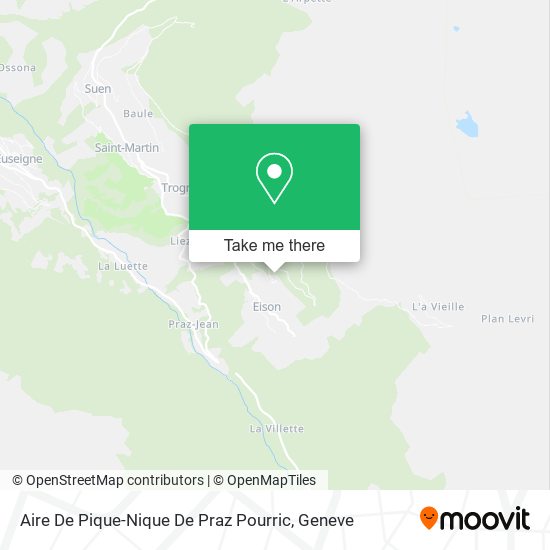 Aire De Pique-Nique De Praz Pourric map