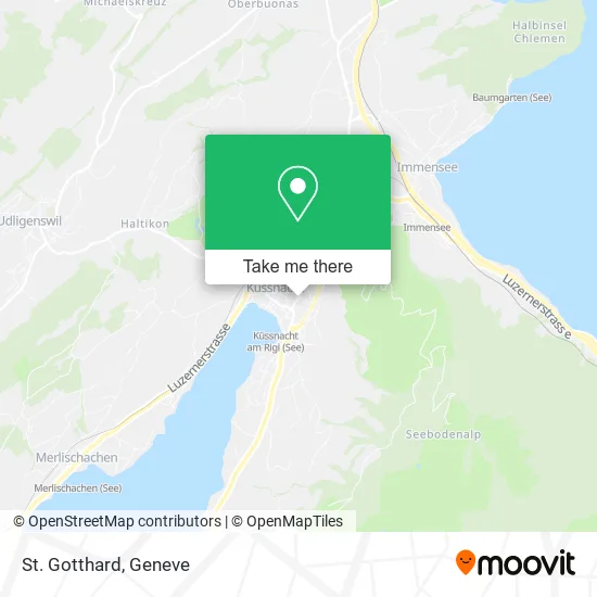 St. Gotthard map