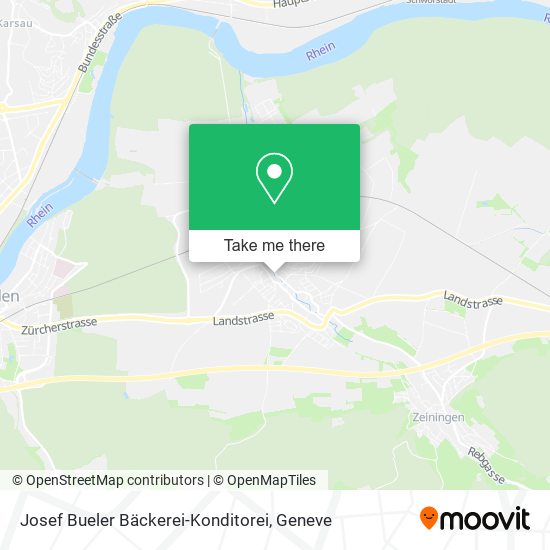 Josef Bueler Bäckerei-Konditorei map