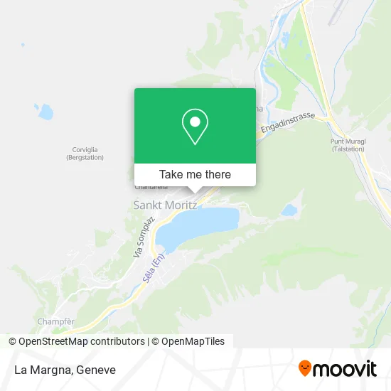 La Margna map