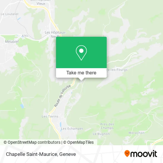 Chapelle Saint-Maurice map