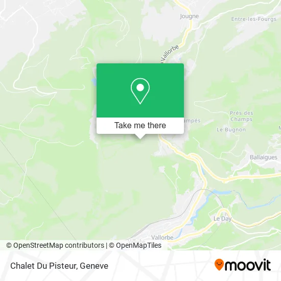 Chalet Du Pisteur map
