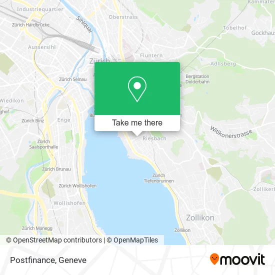 Postfinance map