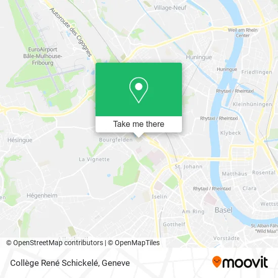 Collège René Schickelé map