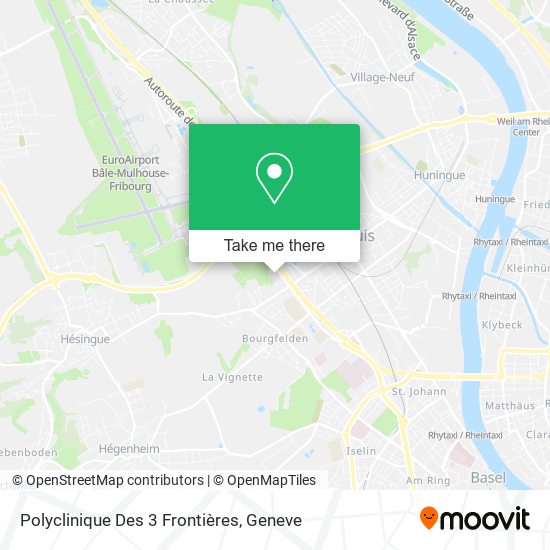 Polyclinique Des 3 Frontières map