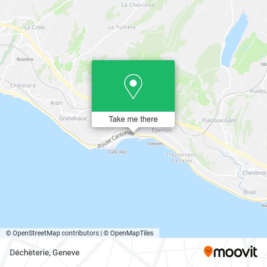 Déchèterie map