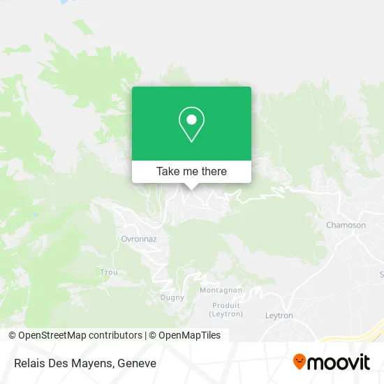 Relais Des Mayens map
