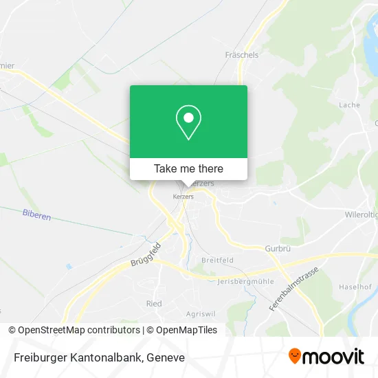 Freiburger Kantonalbank map