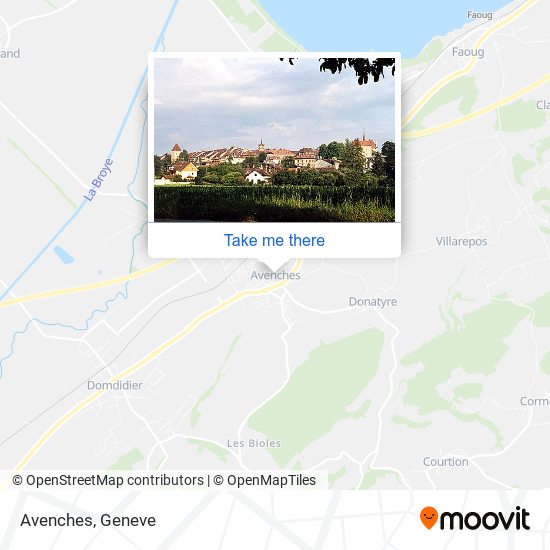 Avenches map