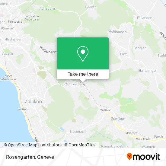 Rosengarten map