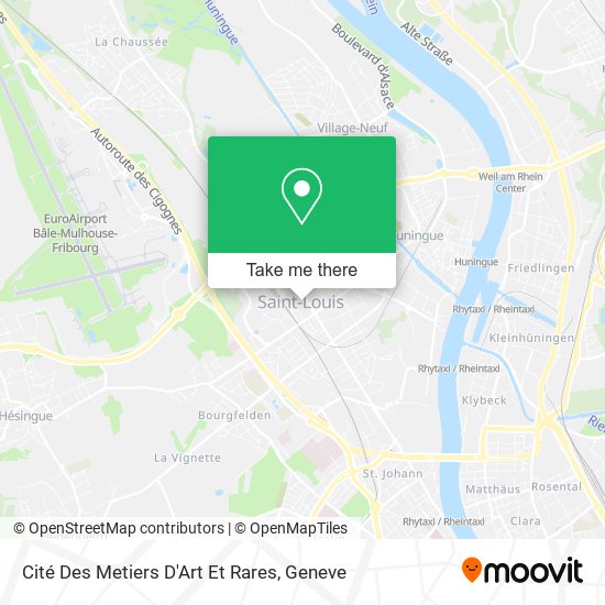 Cité Des Metiers D'Art Et Rares map
