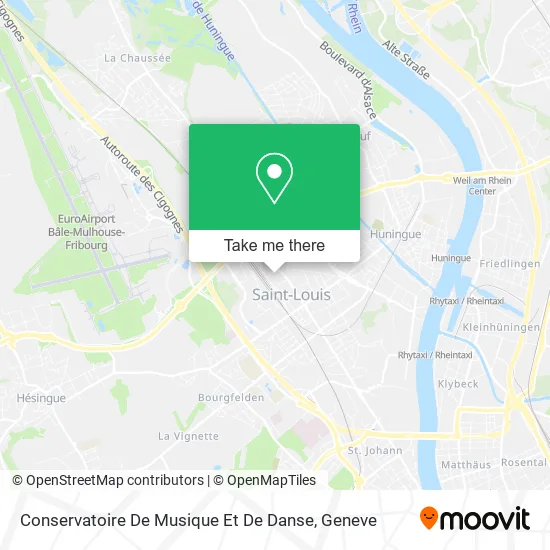 Conservatoire De Musique Et De Danse map