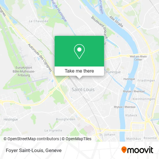 Foyer Saint-Louis map