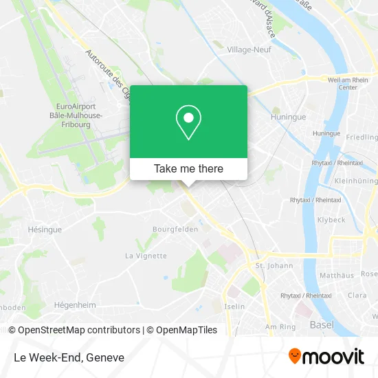 Le Week-End map