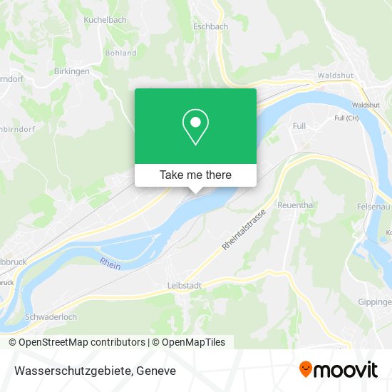 Wasserschutzgebiete map