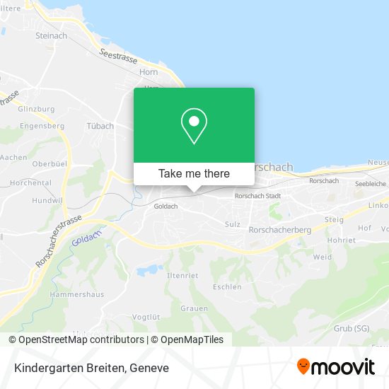 Kindergarten Breiten map