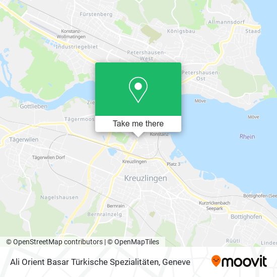 Ali Orient Basar Türkische Spezialitäten map