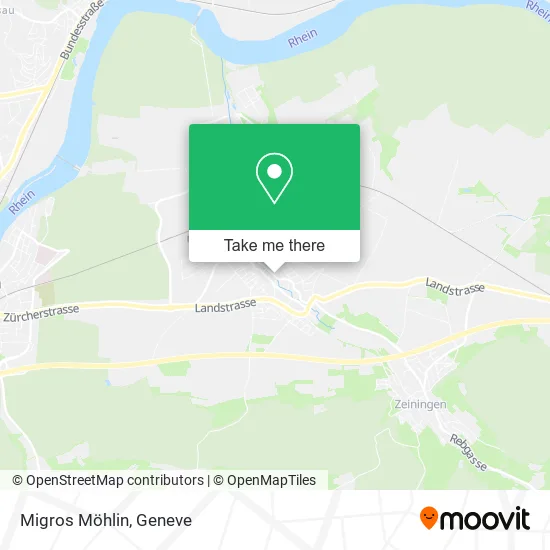 Migros Möhlin map