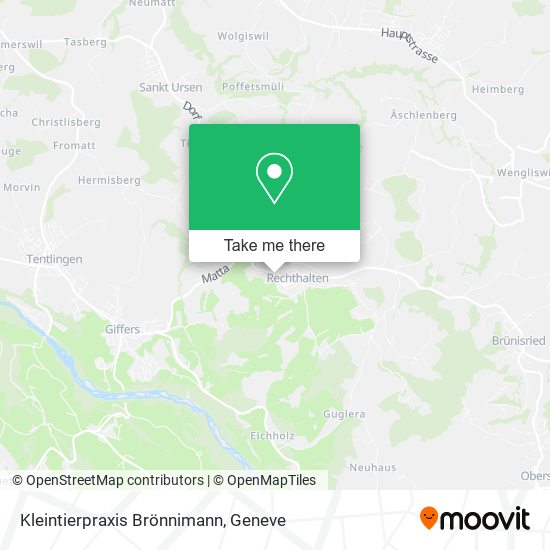 Kleintierpraxis Brönnimann map