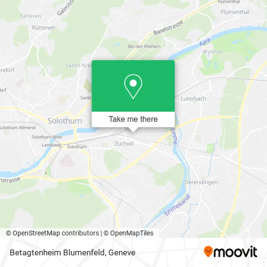 Betagtenheim Blumenfeld map