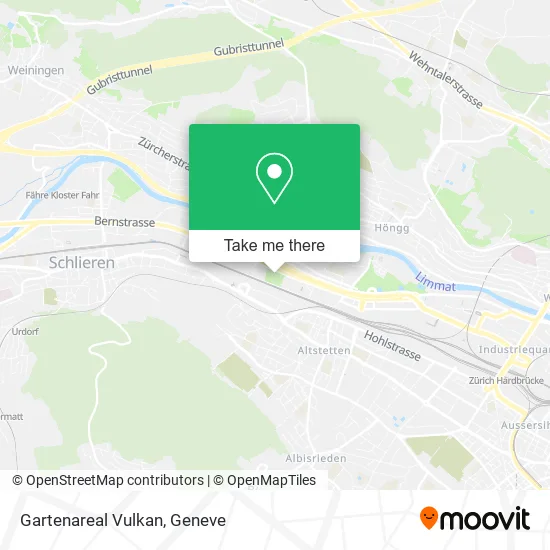 Gartenareal Vulkan map
