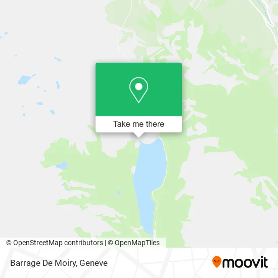 Barrage De Moiry map