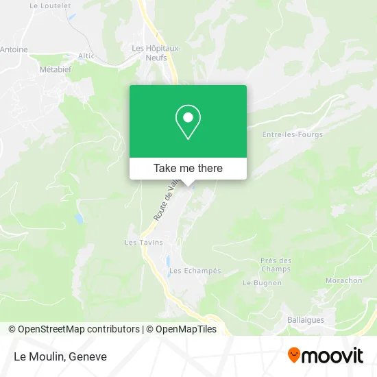 Le Moulin plan