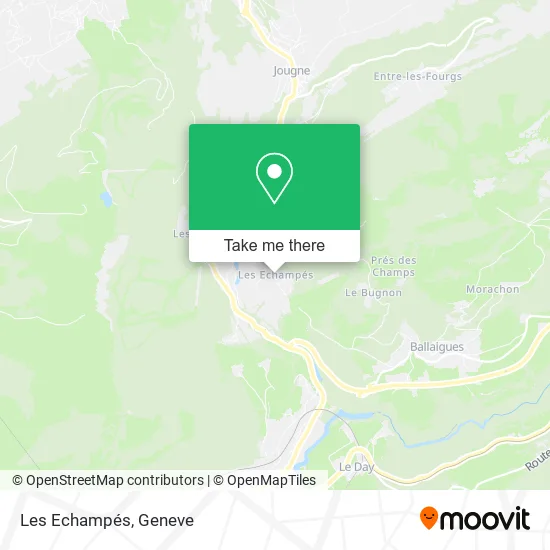 Les Echampés plan