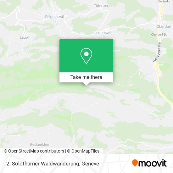2. Solothurner Waldwanderung Karte