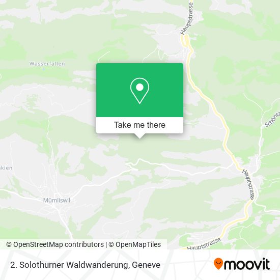 2. Solothurner Waldwanderung Karte