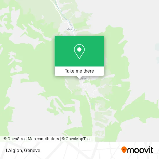 L'Aiglon map