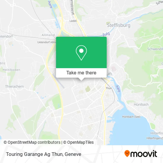 Touring Garange Ag Thun plan