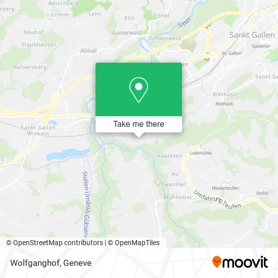 Wolfganghof map
