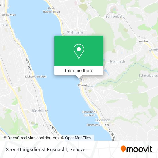 Seerettungsdienst Küsnacht map