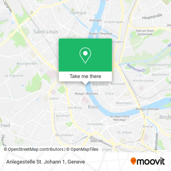 Anlegestelle St. Johann 1 map