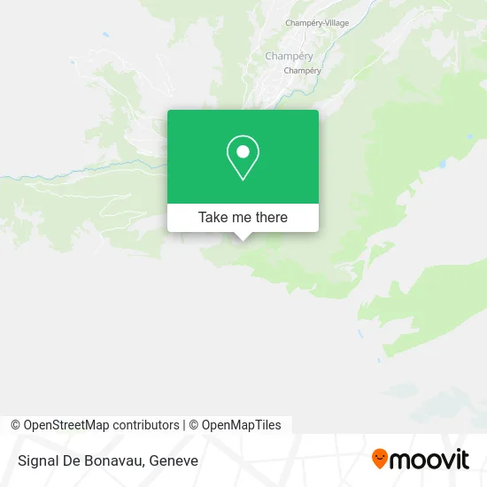 Signal De Bonavau map