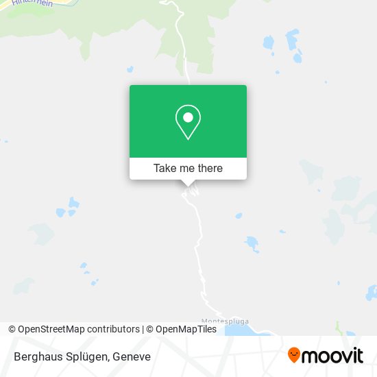 Berghaus Splügen map