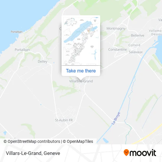 Villars-Le-Grand map