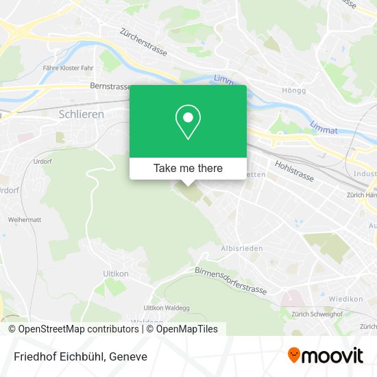Friedhof Eichbühl map