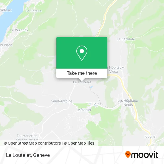 Le Loutelet map
