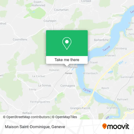 Maison Saint-Dominique map