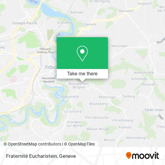 Fraternité Eucharistein map