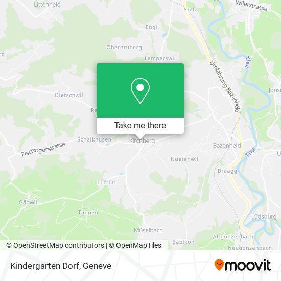 Kindergarten Dorf map