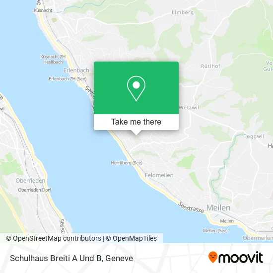 Schulhaus Breiti A Und B map