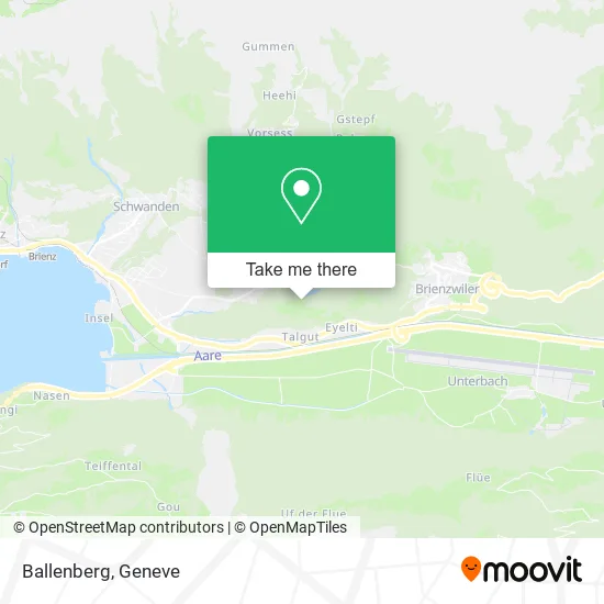 Ballenberg map