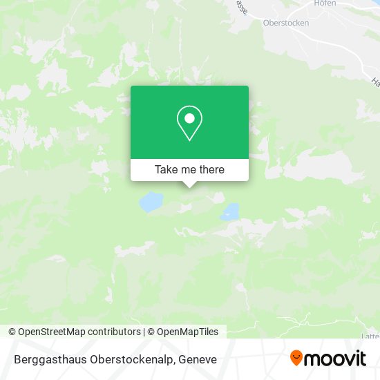 Berggasthaus Oberstockenalp map